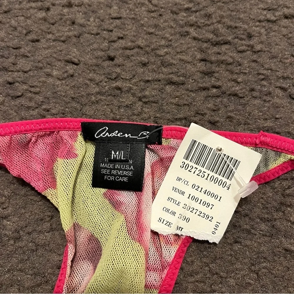 Y2K Deadstock Arden B Mesh Thong Panties